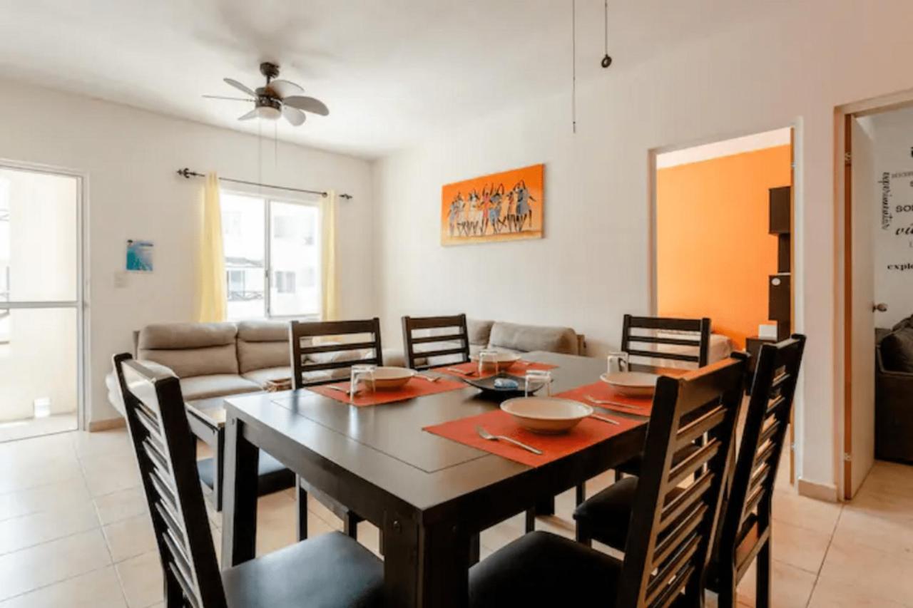 Apartamento En Fraccionamiento Privado 6 Personas, 5 Camas, Piscina Cerca De La Playa Playa del Carmen Exteriör bild